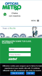 Mobile Screenshot of opticasmetro.com